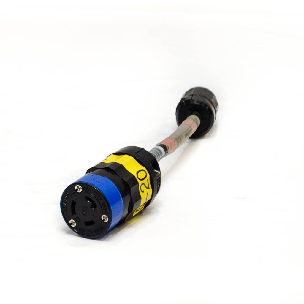 L5-20 FEMALE TO 5-15 EDISON MALE ADAPTER CABLE - AMP'D Entertainment Inc.